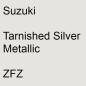 Preview: Suzuki, Tarnished Silver Metallic, ZFZ.